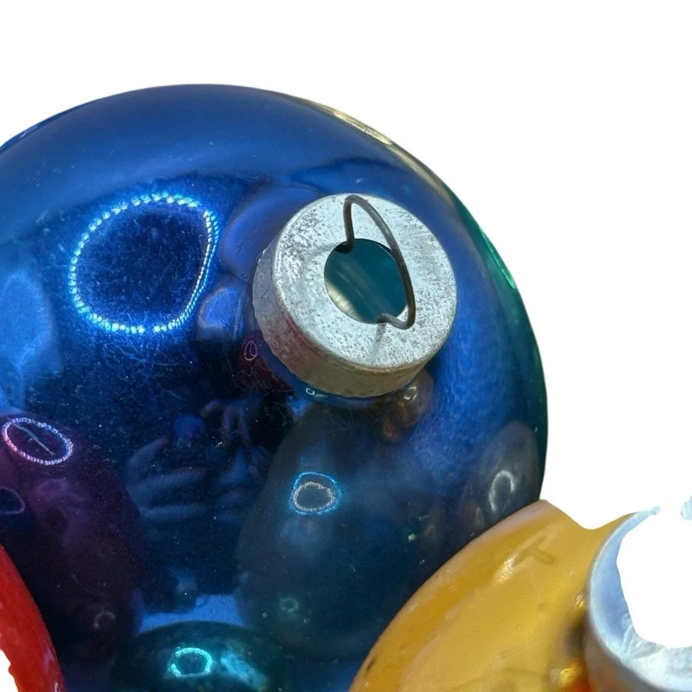 VTG Christmas Ornaments Balls Shiny Brite Japan Solid Color Set‎ of 11 USA Read